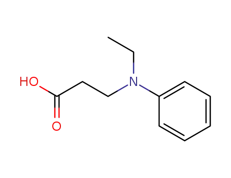 Molecular Structure of 3334-57-4 (b-Alanine, N-ethyl-N-phenyl-)