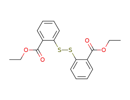 Molecular Structure of 54481-26-4 (diethyl 2,2'-dithiobisbenzoate)