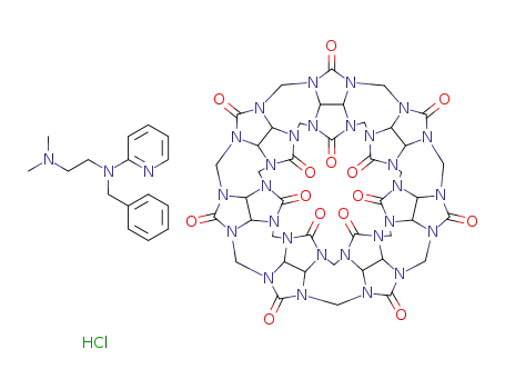 tripelennamine monohydrochloride-cucurbit[7]uril 1:1 complex