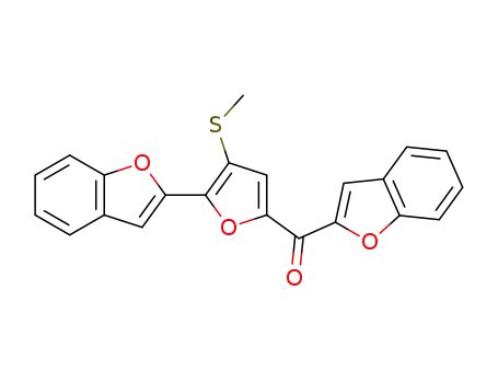 benzofuran-2-yl(5-(benzofuran-2-yl)-4-(methylthio)furan-2-yl)methanone
