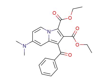 diethyl 1-benzoyl-7-(dimethylamino)indolizine-2,3-dicarboxylate