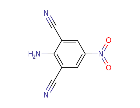 Molecular Structure of 20033-48-1 (1,3-Benzenedicarbonitrile, 2-amino-5-nitro-)