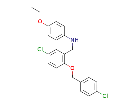 N-(5-chloro-2-((4-chlorobenzyl)oxy)benzyl)-4-ethoxyaniline