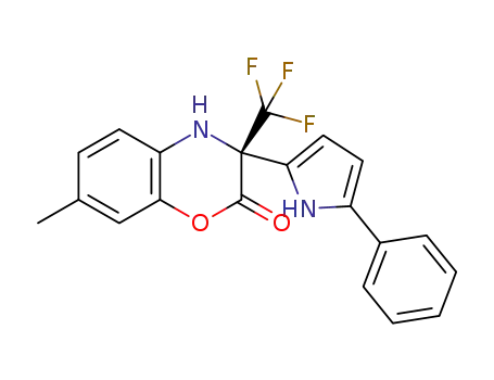 (R)-7-methyl-3-(5-phenyl-1H-pyrrol-2-yl)-3-(trifluoromethyl)-3,4-dihydro-2H-benzo[b][1,4]oxazin-2-one