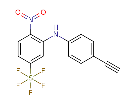 N-(4-ethynylphenyl)-2-nitro-5-(pentafluorosulfanyl)aniline