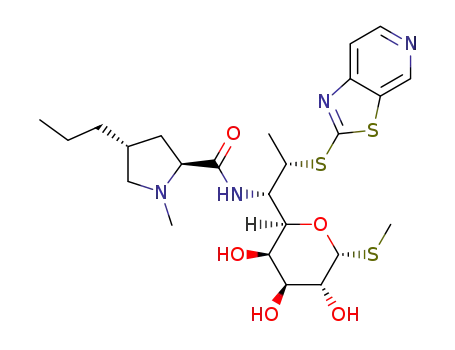 7(S)-7-deoxyl-7-(thiazolo[5,4-c]pyridin-2-ylthio)lincomycin