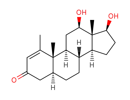 12β,17β-dihydroxy-1-methyl-5α-androstan-1-ene-3-one