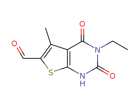 3-ethyl-5-methyl-2,4-dioxo-1,2,3,4-tetrahydrothieno[2,3-d]pyrimidine-6-carbaldehyde