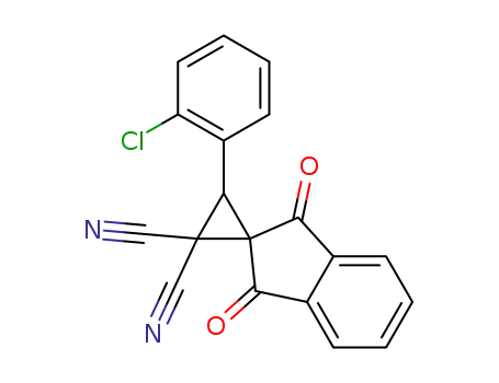 3-(2-chlorophenyl)-1′,3′-dioxo-1′,3′-dihydrospiro[cyclopropane-1,2′-indene]-2,2-dicarbonitrile