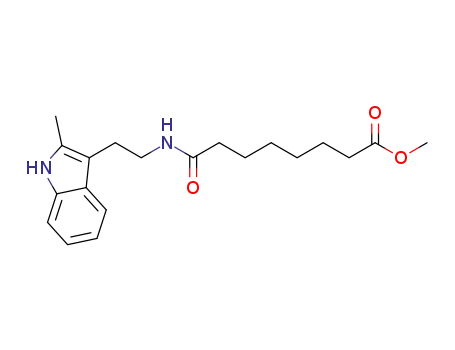 methyl 8-(((2-methyl-1H-indol-3-yl)ethyl)amino)-8-oxooctanoate