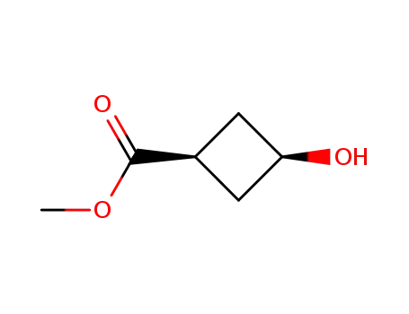 Molecular Structure of 63485-50-7 (Methyl cis-3-hydroxycyclobutanecarboxylate)