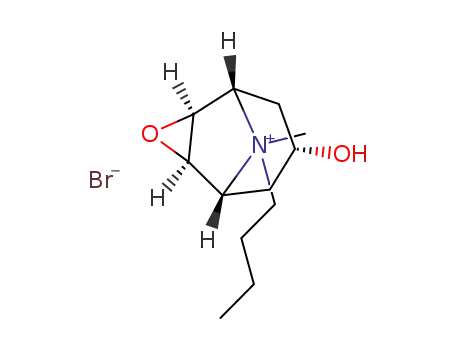 (2R,4S)-9-butyl-7-hydroxy-9-methyl-3-oxa-9-azatricyclo[3.3.1.02,4]nonan-9-ium bromide