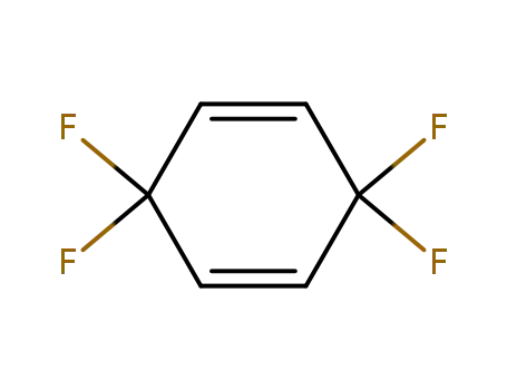 Molecular Structure of 22060-77-1 (1,4-Cyclohexadiene, 3,3,6,6-tetrafluoro-)