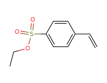Molecular Structure of 16736-98-4 (ethyl 4-ethenylbenzenesulfonate)