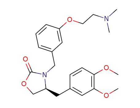 (S)-4-(3,4-dimethoxybenzyl)-3-(3-(2-(dimethylamino)ethoxy)benzyl)oxazolidin-2-one