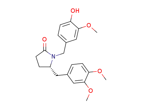 (S)-1-(3-methoxy-4-hydroxybenzyl)-5-(3,4-dimethoxybenzyl)pyrrolidin-2-one