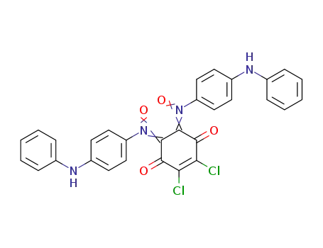 5,6-dichloro-cyclohex-5-ene-1,2,3,4-tetraone-2,3-bis-[N-(4-anilino-phenyl)-oxime ]