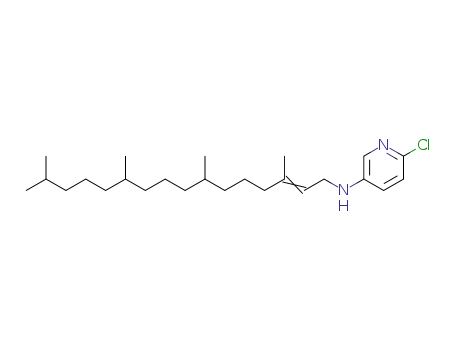 N-(2E,7R,11R)-3,7,11,15-tetramethyl-2-hexadecenyl-5-amino-2-chloropyridine