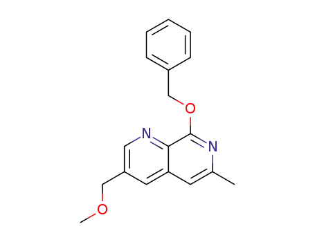 8-(benzyloxy)-3-(methoxymethyl)-6-methyl-1,7-naphthyridine