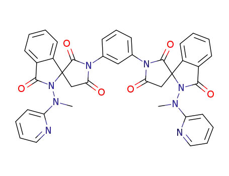 1',1'''-(1,3-phenylene)bis(2-(methyl(pyridin-2-yl)amino)spiro[isoindoline-1,3'-pyrrolidine]-2',3,5'-trione)