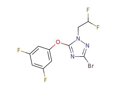3-bromo-1-(2,2-difluoroethyl)-5-(3,5-difluorophenoxy)-1H-1,2,4-triazole