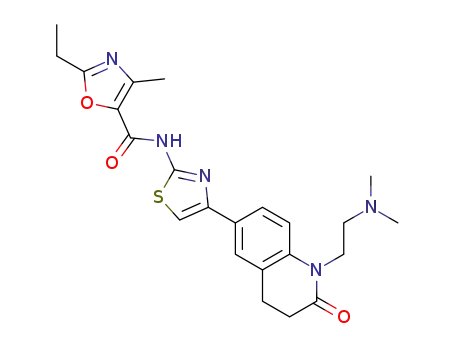 N-(4-(1-(2-(dimethylamino)ethyl)-2-oxo-1,2,3,4-tetrahydroquinolin-6-yl)thiazol-2-yl)-2-ethyl-4-methyloxazole-5-carboxamide