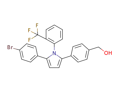 [4-[5-(4-bromophenyl)-1-[2-(trifluoromethyl)phenyl]pyrrol-2-yl]phenyl]methanol