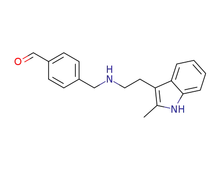4-[[[2-(2-methyl-1H-indol-3-yl)ethyl]amino]methyl]benzaldehyde