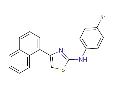 2-(4-bromophenyl)-4-(1-naphthyl)aminothiazole