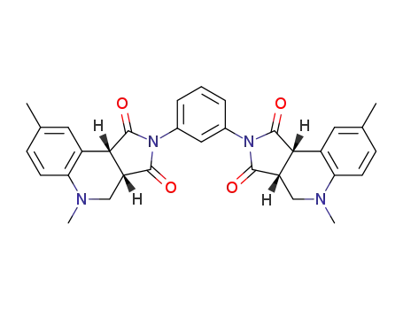 2,2'-(1,3-phenylene)bis(5,8-dimethyl-3a,4,5,9b-tetrahydro-1H-pyrrolo[3,4-c]quinoline-1,3(2H)-dione)