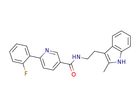 6-(2-fluorophenyl)-N-(2-(2-methyl-1H-indol-3-yl)ethyl)nicotinamide