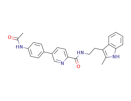 5-(4-acetamidophenyl)-N-(2-(2-methyl-1H-indol-3-yl)ethyl)picolinamide