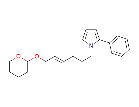 (E)-2-phenyl-1-(6-((tetrahydro-2H-pyran-2-yl)oxy)hex-4-en-1-yl)-1H-pyrrole