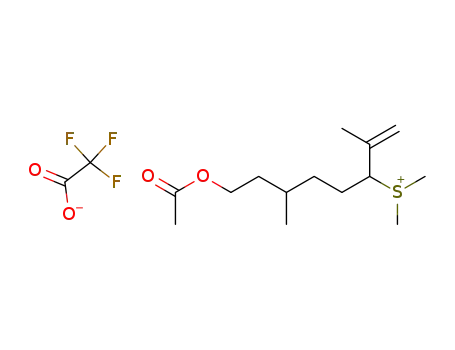 Dimethyl(8-acetoxy-2,6-dimethyloct-1-en-3-yl)sulfonium Trifluoroacetate
