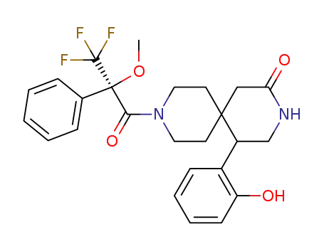 5-(2-hydroxyphenyl)-9-[(2R)-3,3,3-trifluoro-2-methoxy-2-phenylpropanoyl]-3,9-diazaspiro[5.5]undecan-2-one