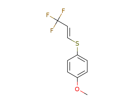 (4-methoxyphenyl)(3,3,3-trifluoroprop-1-en-1-yl)sulfane