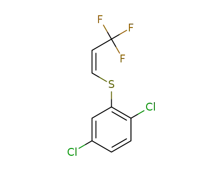 (Z)-(2,5-dichlorophenyl)(3,3,3-trifluoroprop-1-en-1-yl)sulfane