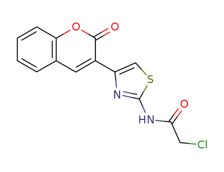 2-chloro-N-(4-(2-oxo-2H-chromen-3-yl)thiazol-2-yl)acetamide