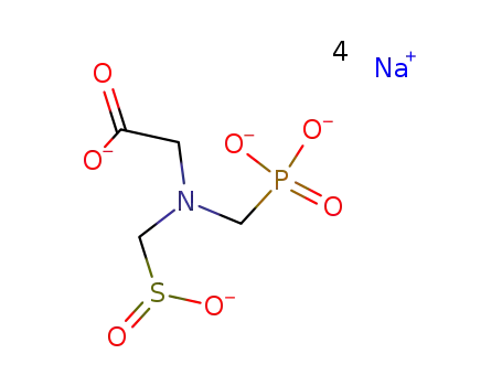 N-Phosphonylmethyl-N-hydroxysulfinylmethyl-glycine tetrasodium salt