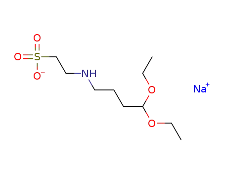 sodium 2-[(4,4-diethoxybutyl)amino]ethanesulfonate