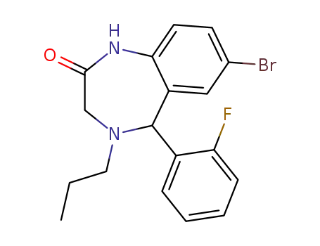 7-bromo-5-(2-fluorophenyl)-4-propyl-1,3,4,5-tetrahydro-2H-benzo[e][1,4]diazepin-2-one