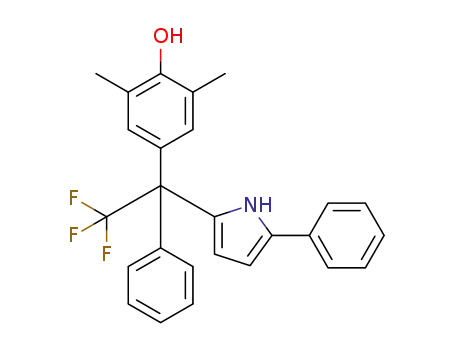 2,6-dimethyl-4-(2,2,2-trifluoro-1-phenyl-1-(5-phenyl-1H-pyrrol-2-yl)ethyl)phenol