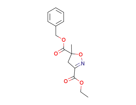 5-benzyl 3-ethyl 5-methyl-4,5-dihydroisoxazole-3,5-dicarboxylate