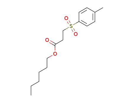 hexyl 3-tosylpropanoate