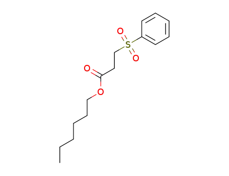 hexyl 3-(phenylsulfonyl)propanoate