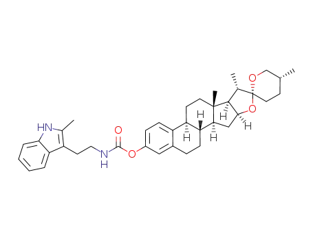 (22R,25R)-3β-(2-methyl-1H-indole-3-ethylamine-carboxylate)-1,3,5(10)-trien-20α-spirostan
