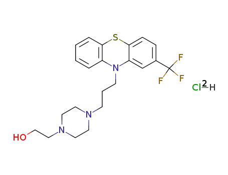 1-Piperazineethanol,4-[3-[2-(trifluoromethyl)-10H-phenothiazin-10-yl]propyl]-, hydrochloride (1:2)