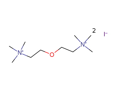 2576-43-4,trimethyl-[2-(2-trimethylammonioethoxy)ethyl]azanium diiodide,Ammonium,(oxydiethylene)bis[trimethyl- iodide] (6CI);(Oxydiethylene)bis[trimethylammonium iodide]