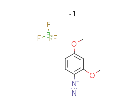 Molecular Structure of 7438-18-8 (2,4-Dimethoxybenzenediazonium tetrafluoroborate)