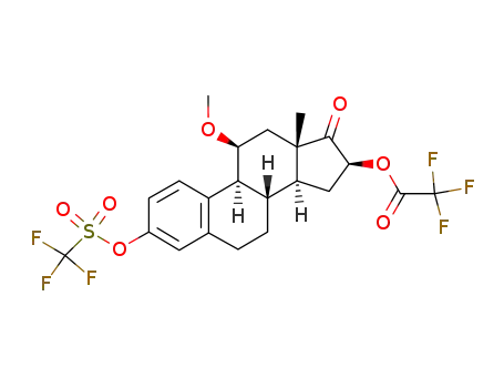 16β-(trifluoroacetoxy)-3-<<(trifluoromethyl)sulfonyl>oxy>-11β-methoxyestra-1,3,5(10)-trien-17-one